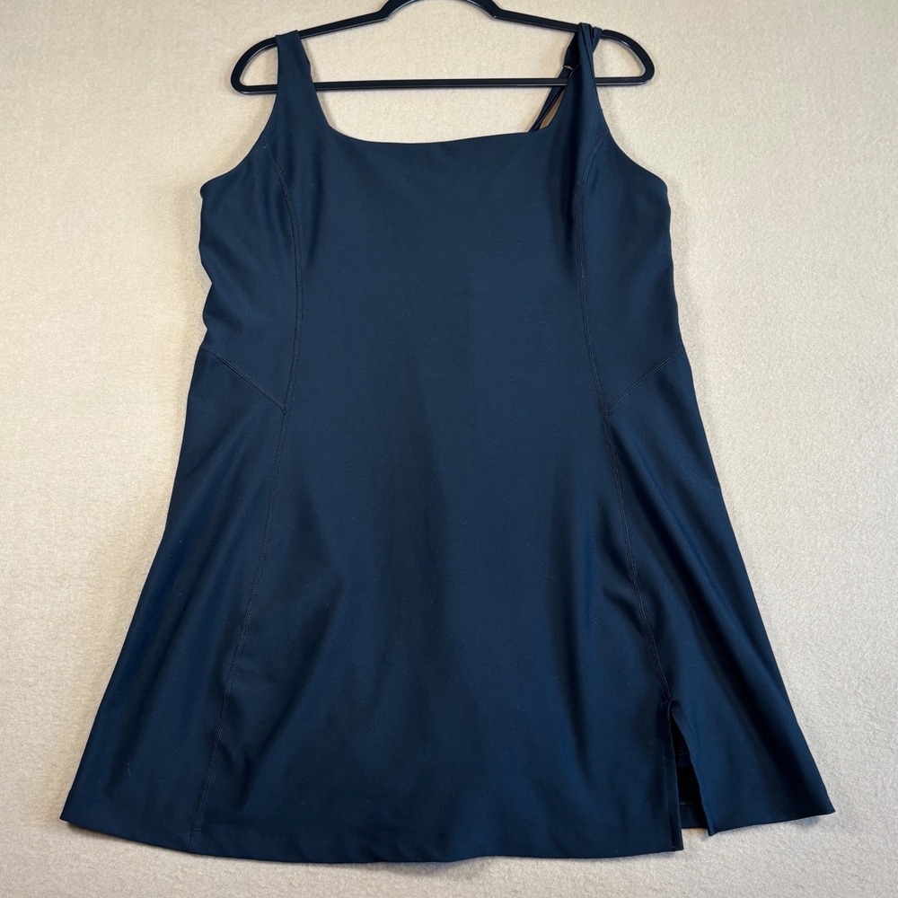 YPB Abercrombie & Fitch sculptLUX Active Dress Black XL Built-in Shorts Pocket